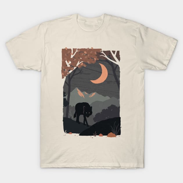 Night Hunt T-Shirt by WildOak